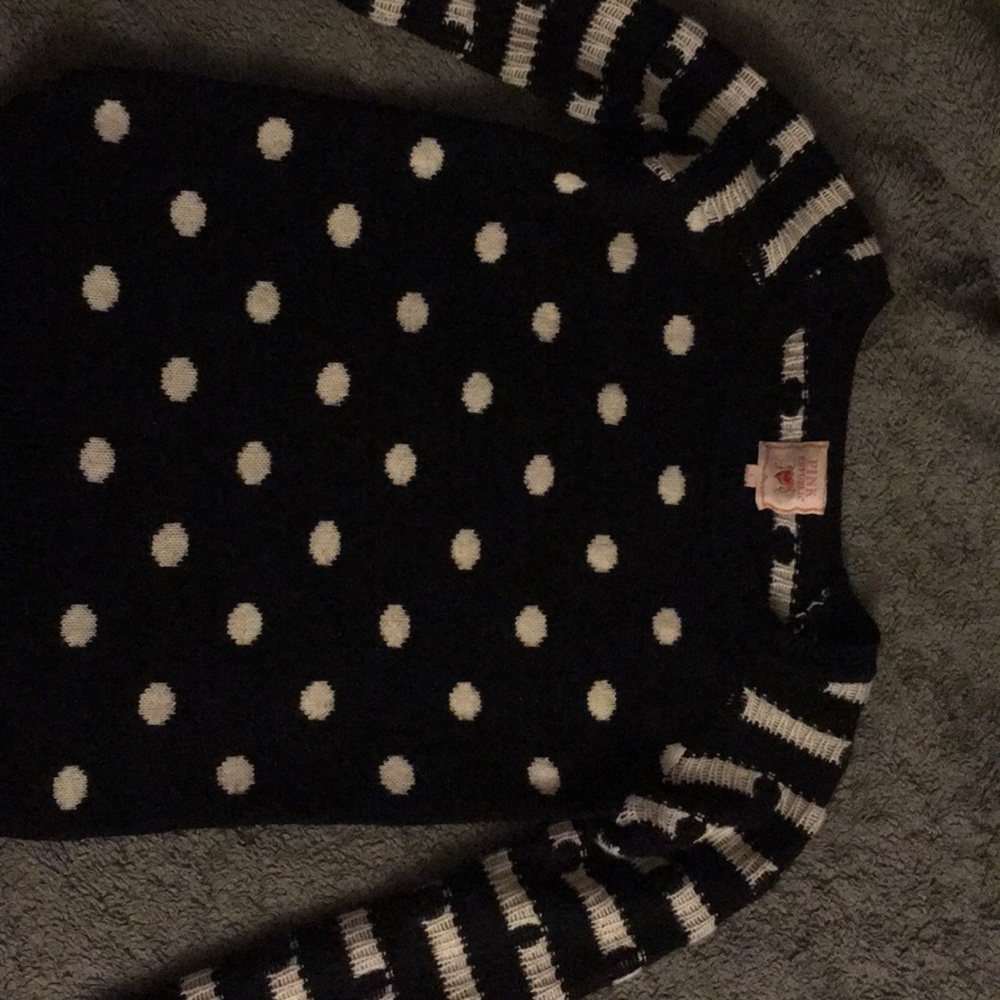 Polka dot sweater